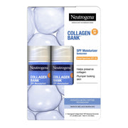 뉴트로지나 콜라겐 뱅크 모이스처라이저 선스크린 SPF30 2 fl. oz × 2 – 보습과 자외선 차단을 동시에
