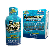 파이브아워에너지 엑스트라 스트렝스 블루 라즈베리맛 1.93 oz × 24 – 청량한 맛의 고함량 에너지
