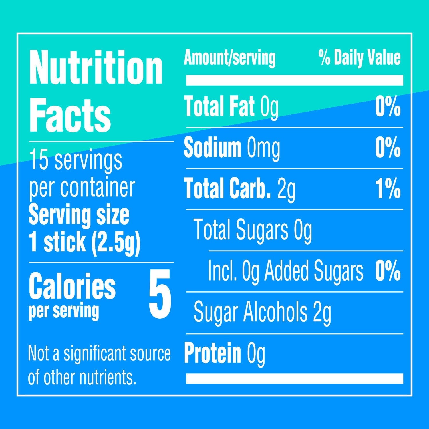 엑스트라 페퍼민트 껌 15 pcs × 10 pk – 페퍼민트 무설탕 껌