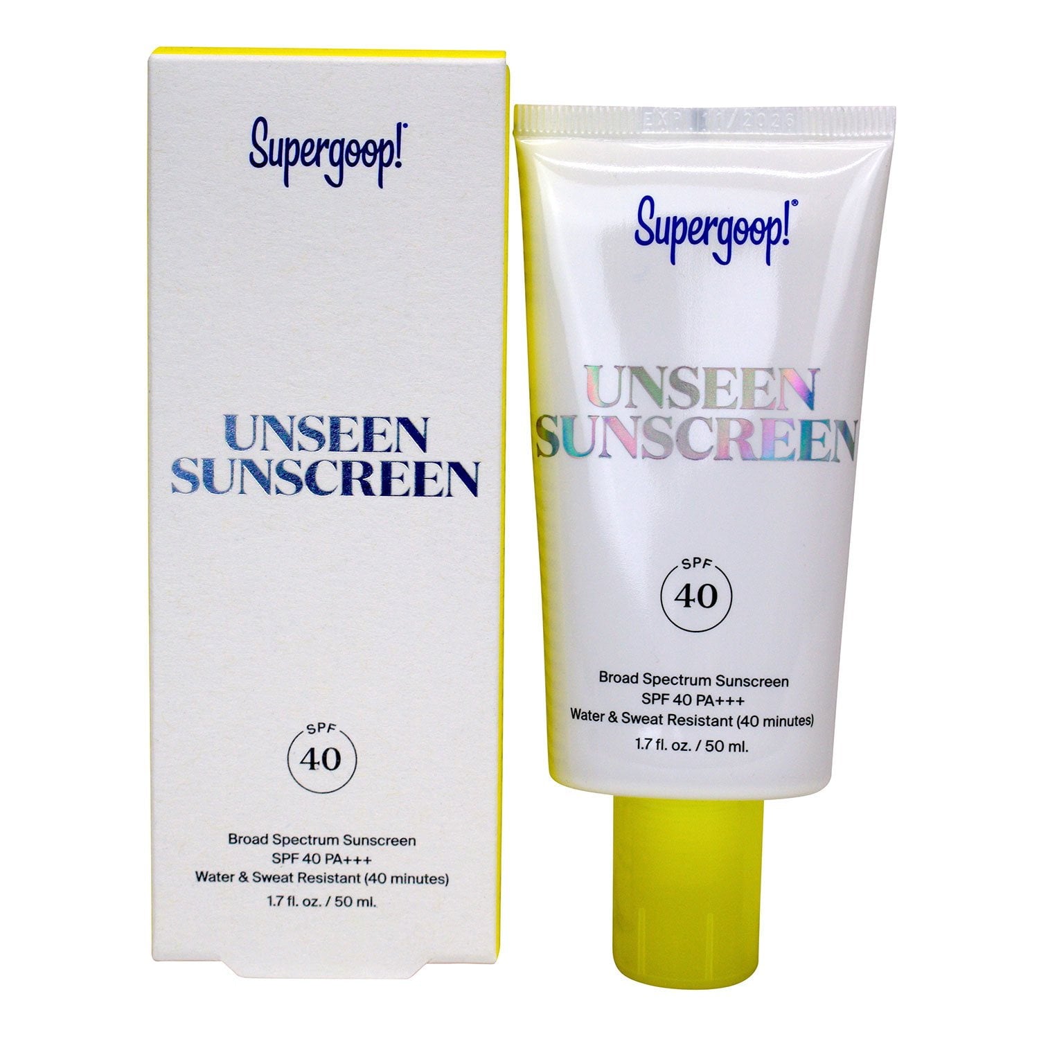 슈퍼굿 언씬 선스크린 SPF 40 (1.7 oz) – 투명 제형 데일리 선스크린