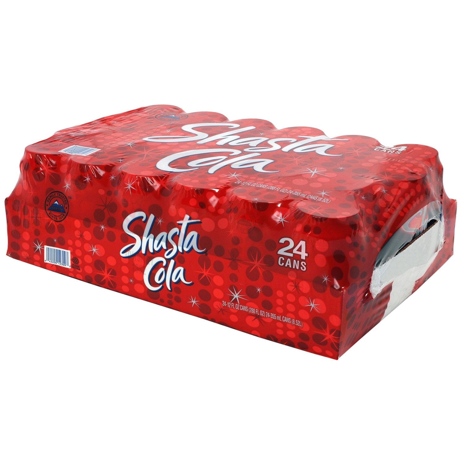 샤스타 콜라 12 fl. oz × 24 – 전통적인 콜라 풍미