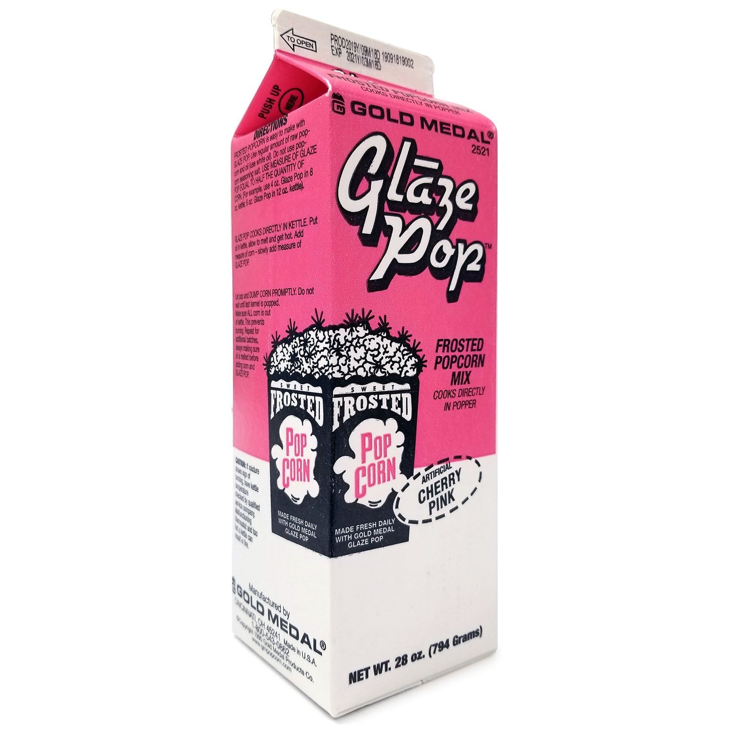 골드메달 블루라즈 + 체리 글레이즈 팝 – 팝콘 코팅 파우더 2팩