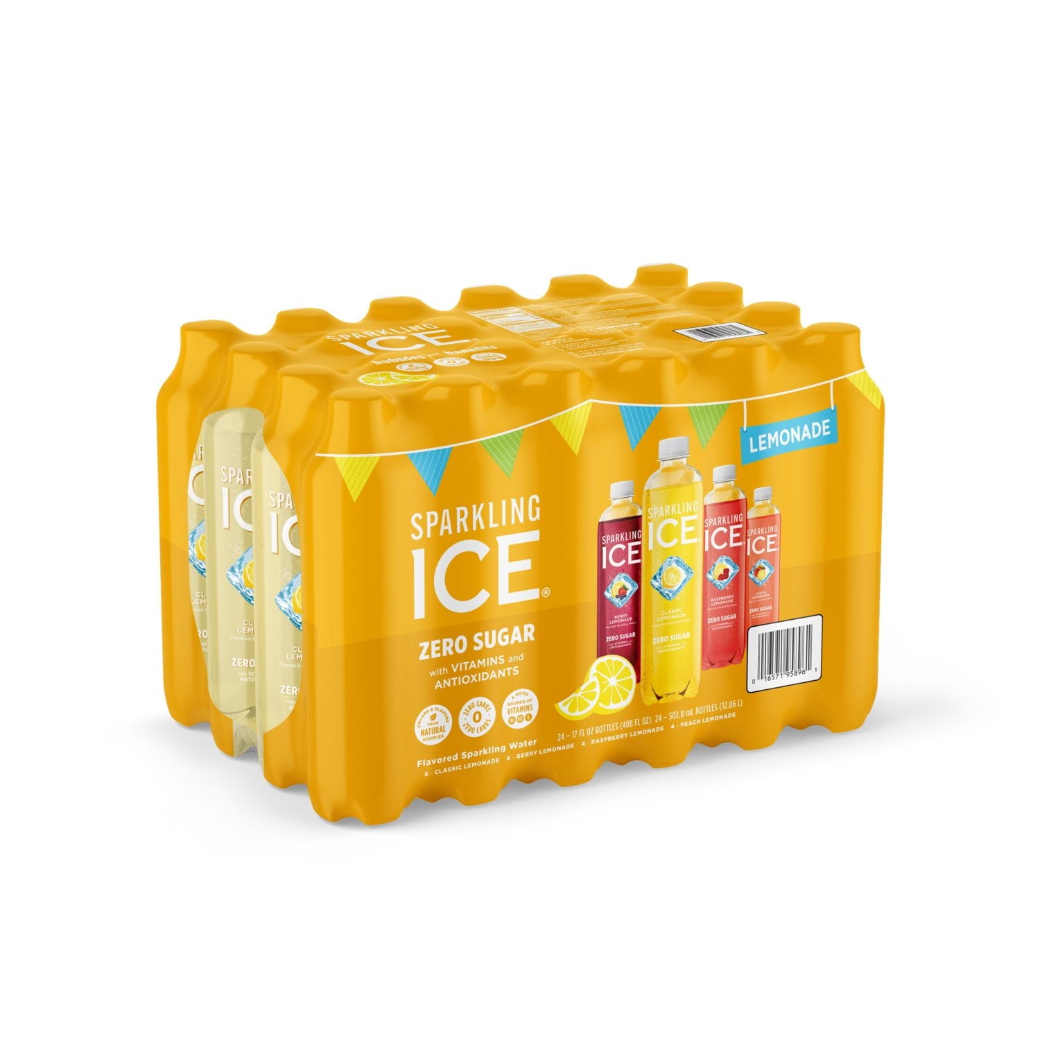 스파클링 아이스 썸머 레모네이드 버라이어티 17 fl. oz × 24 – 상큼한 여름 한정 맛