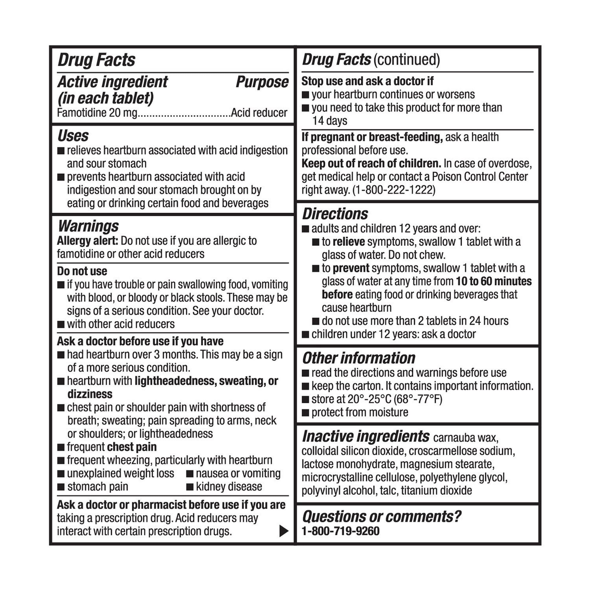 멤버스마크 파모티딘 20mg 2팩 – 속쓰림·위산 과다 개선