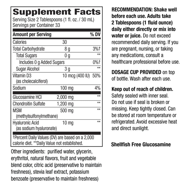 네이처스웨이 조인트 무브먼트 엑스트라 스트렝스 33.8fl oz
