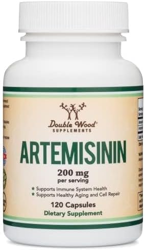 더블우드 아르테미시닌 200mg 120캡슐 – 스위트 워무드(개똥쑥) 추출로 면역·세포 건강을 지원하는 고함량 포뮬러