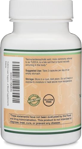 더블우드 투드카 TUDCA 타우로우르소데옥시콜릭산 500mg, 60캡슐 – 간 기능·담즙 흐름·세포 보호 지원 포뮬러