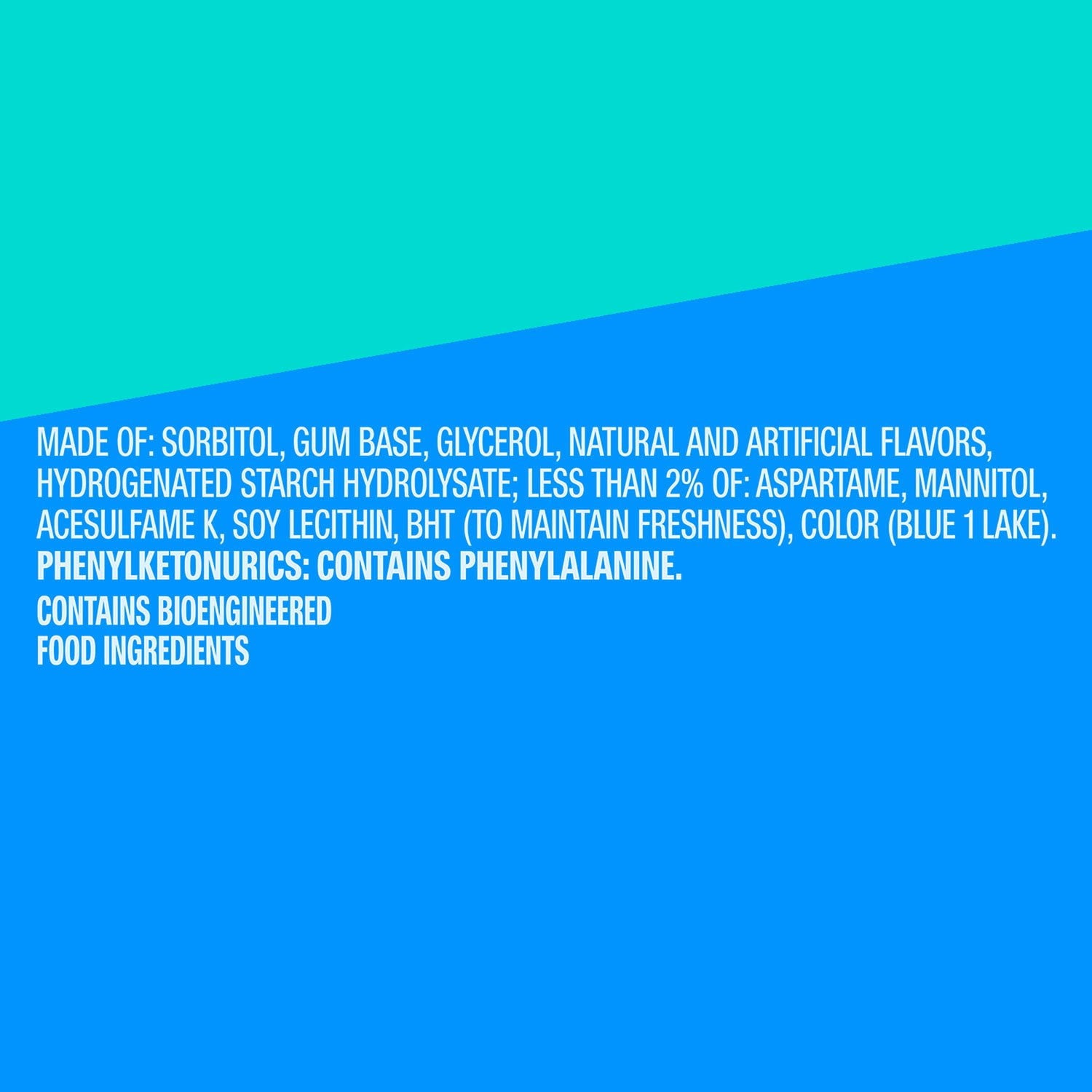 엑스트라 페퍼민트 껌 15 pcs × 10 pk – 페퍼민트 무설탕 껌