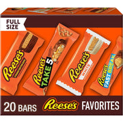 리시스(REESE'S) 피넛버터 캔디 버라이어티팩 20팩 — 미니·바이트·컵 조합팩