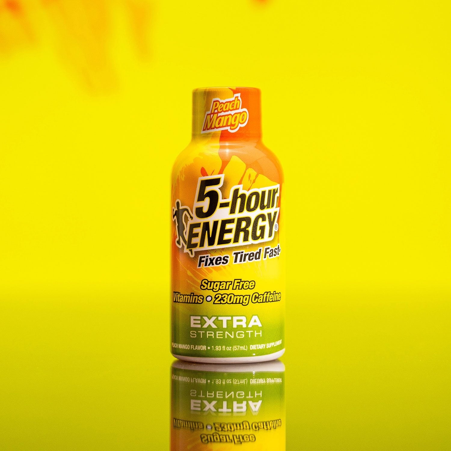 파이브아워에너지 엑스트라 스트렝스 피치 망고맛 1.93 oz × 24 – 상큼한 과일 풍미 에너지 샷