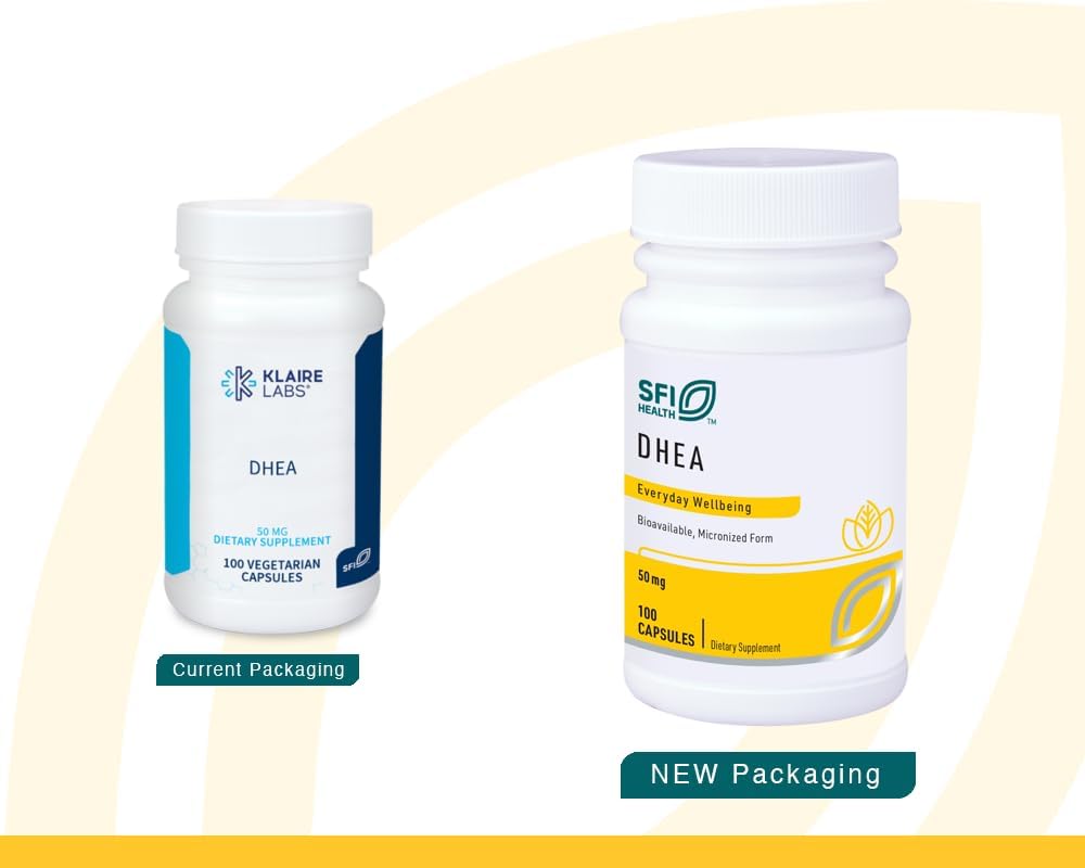 클레어랩스 SFI Health DHEA 50mg 100캡슐 – 미세화 DHEA · 비건 포뮬러 · 건강한 에이징 관리
