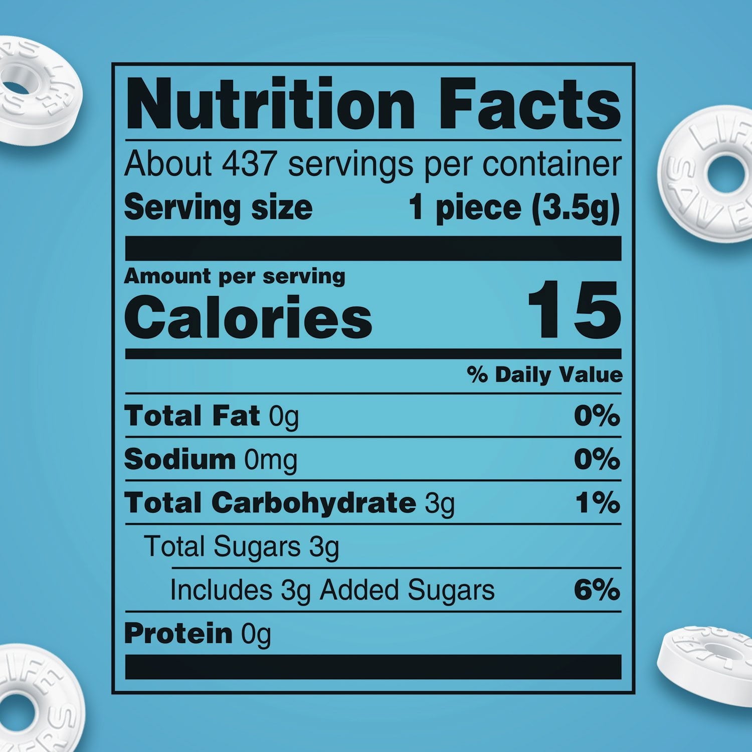 라이프세이버스 페퍼민트 3 lbs – 페퍼민트 벌크 캔디
