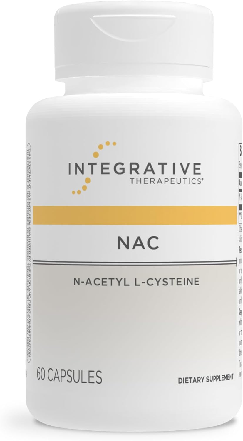 인테그레이티브 테라퓨틱스 NAC 600mg 60캡슐 글루타치온 항산화 호흡기 건강 영양제