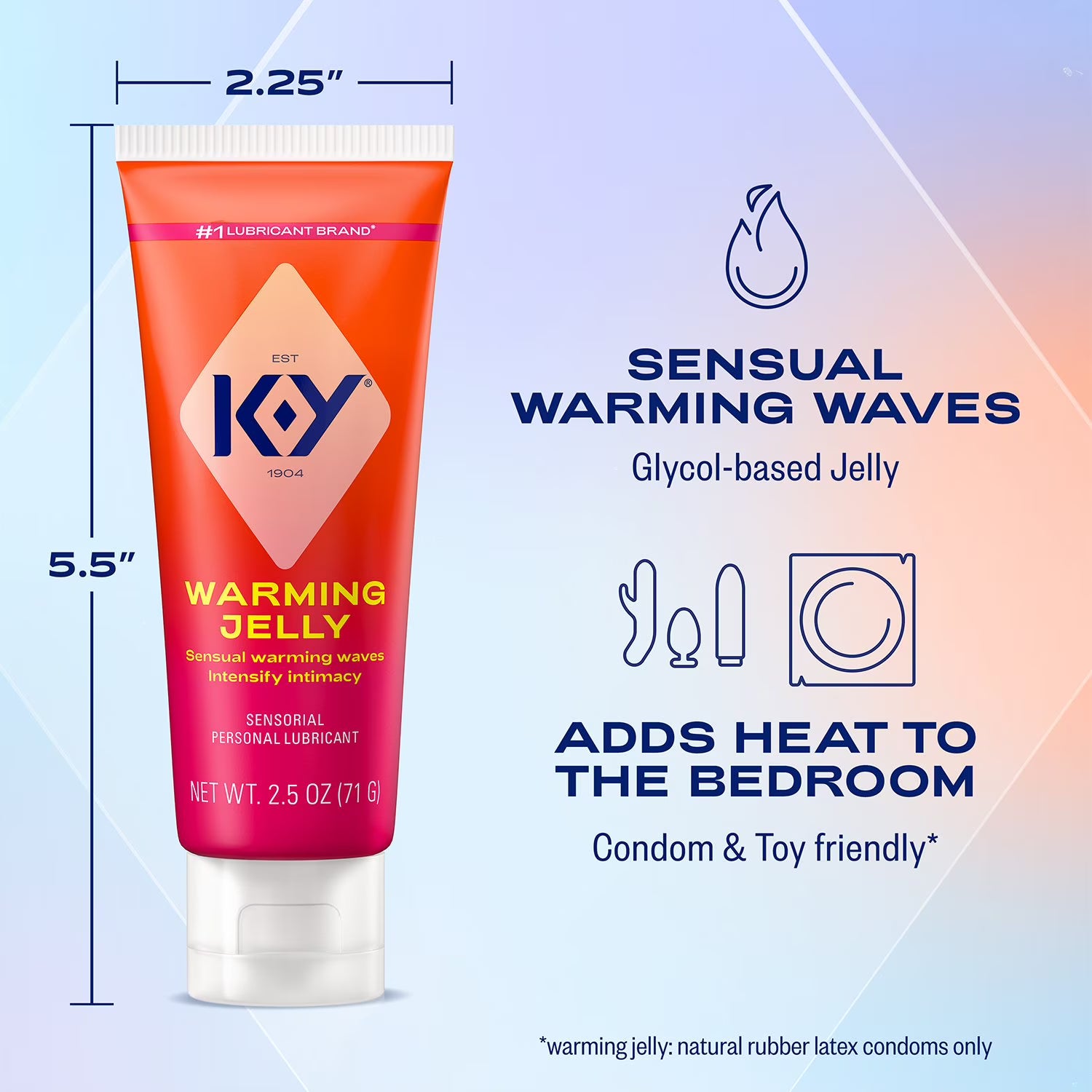K-Y 듀얼팩 퍼스널 윤활젤 2종 세트 – 울트라젤 4.5 fl oz + 워밍 젤리 2.5 fl oz