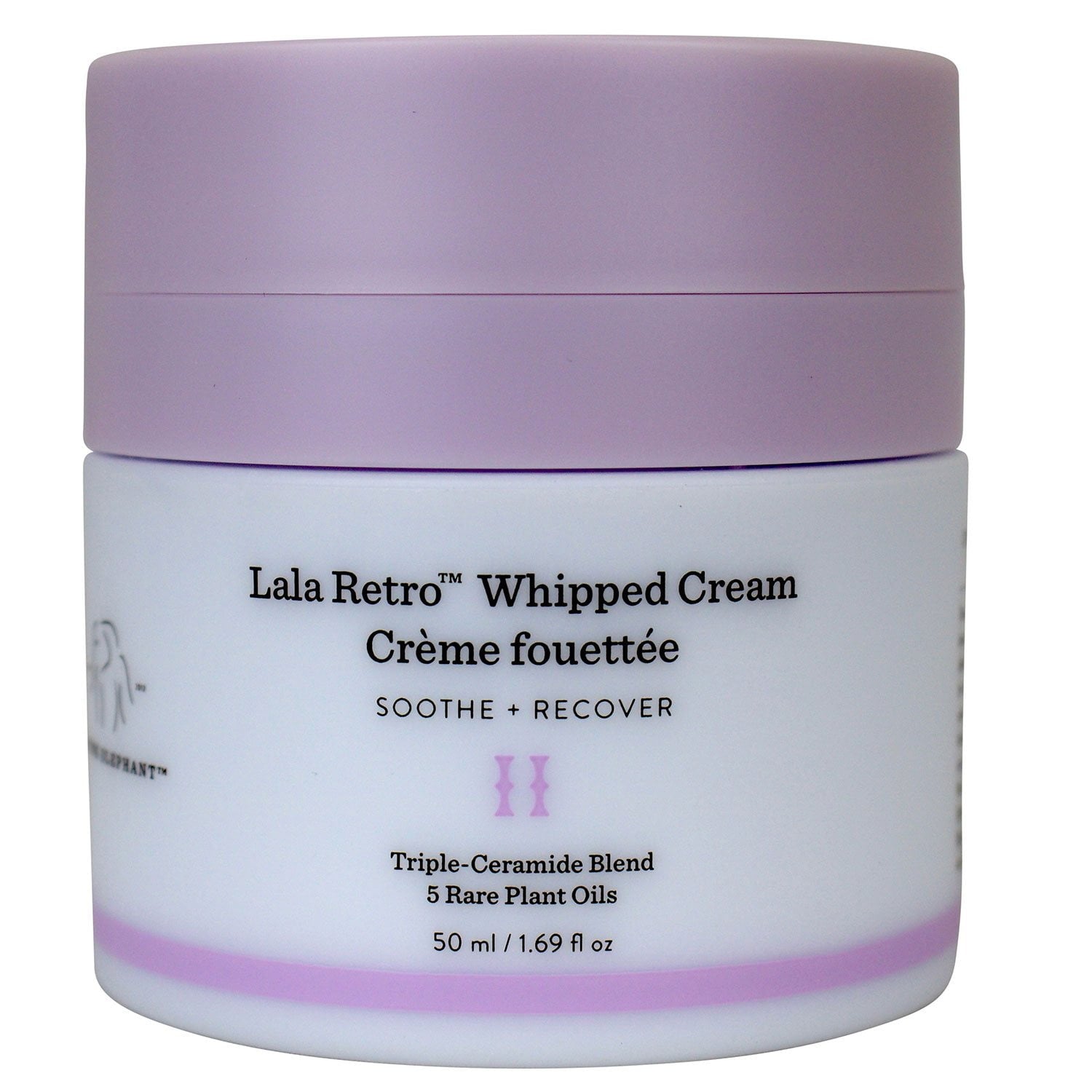 드렁크 엘리펀트 라라 레트로 휘핑 크림 1.69 fl. oz – 고보습 장벽 크림