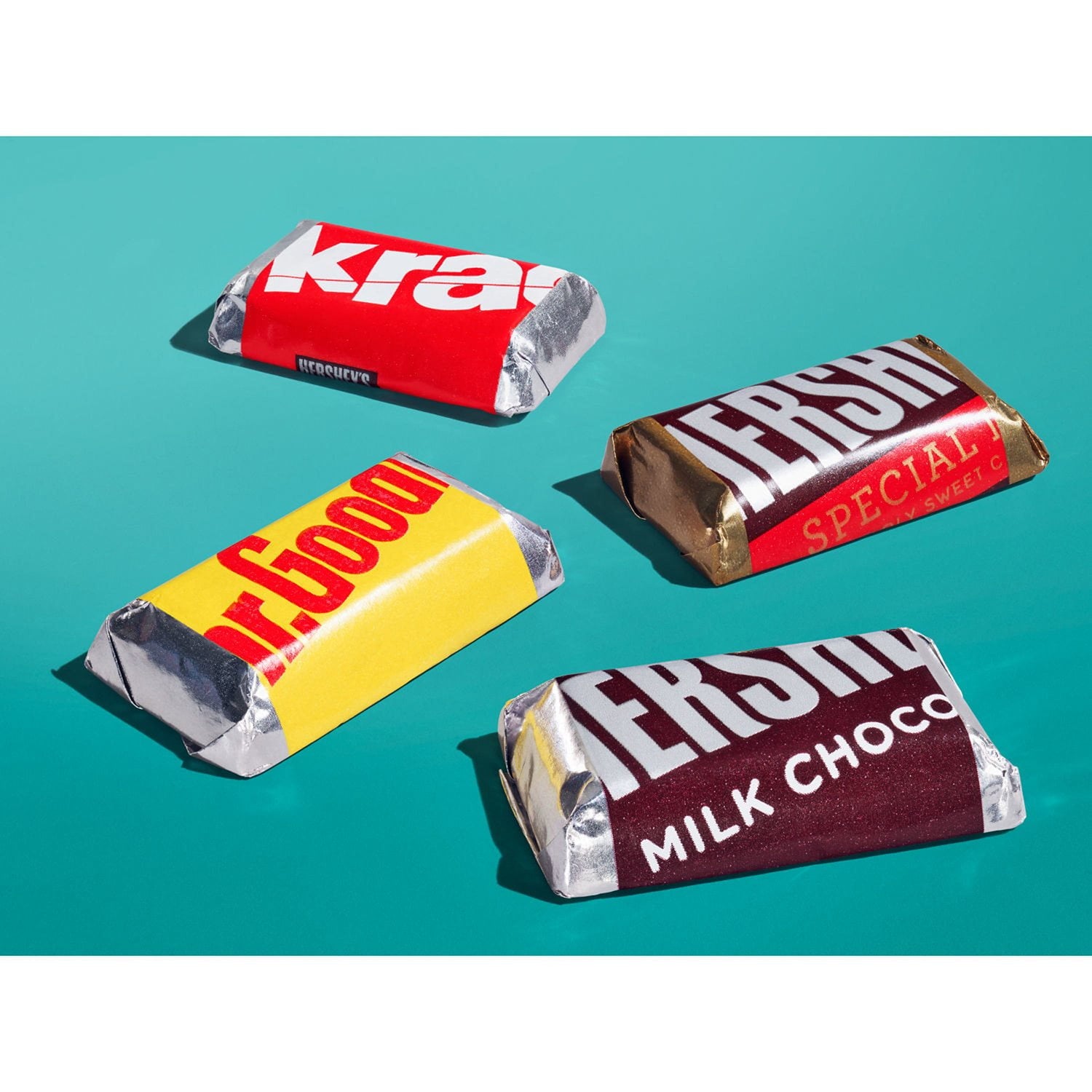 허쉬(HERSHEY'S) 미니어처 초콜릿 버라이어티팩 180개 — 클래식 미니 초콜릿 세트