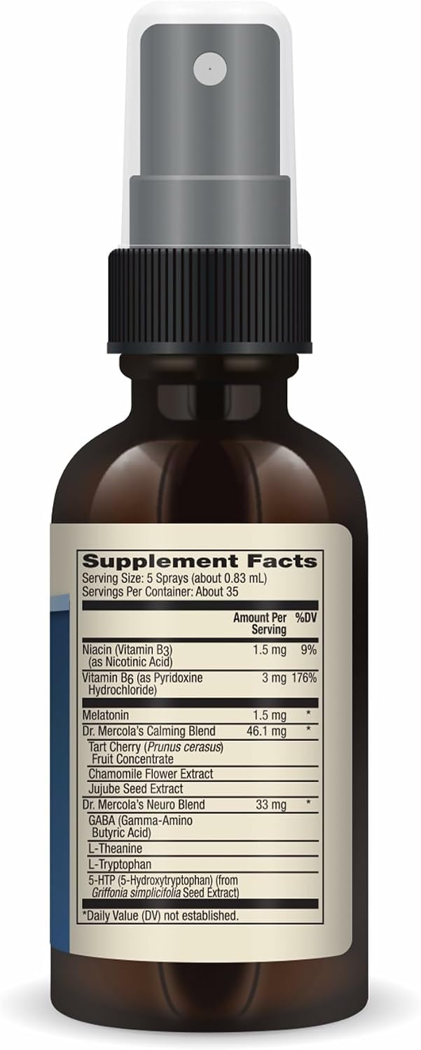 닥터 머콜라 멜라토닌 슬립 서포트 내추럴 라즈베리 1.5mg 0.98 fl oz – 스프레이 타입 · 수면 리듬 · 편안한 숙면 지원