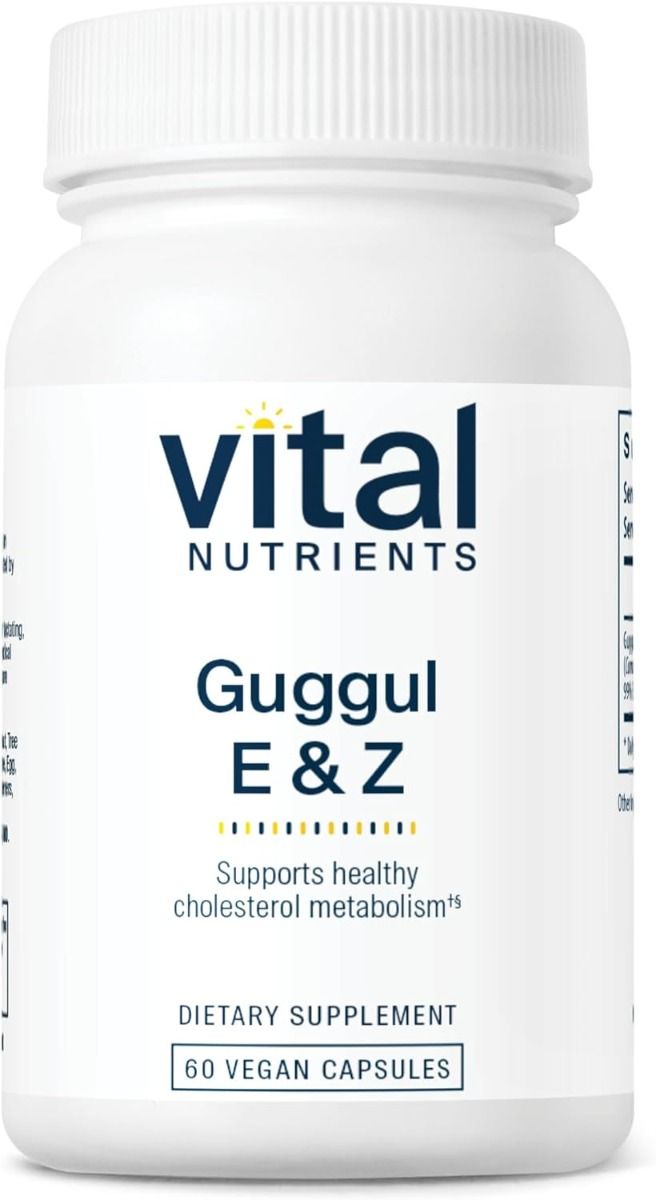 바이탈 뉴트리언스 구굴 E & Z 75mg – 60캡슐 – 갑상선·지질 대사 균형에 사용되는 구굴 추출물