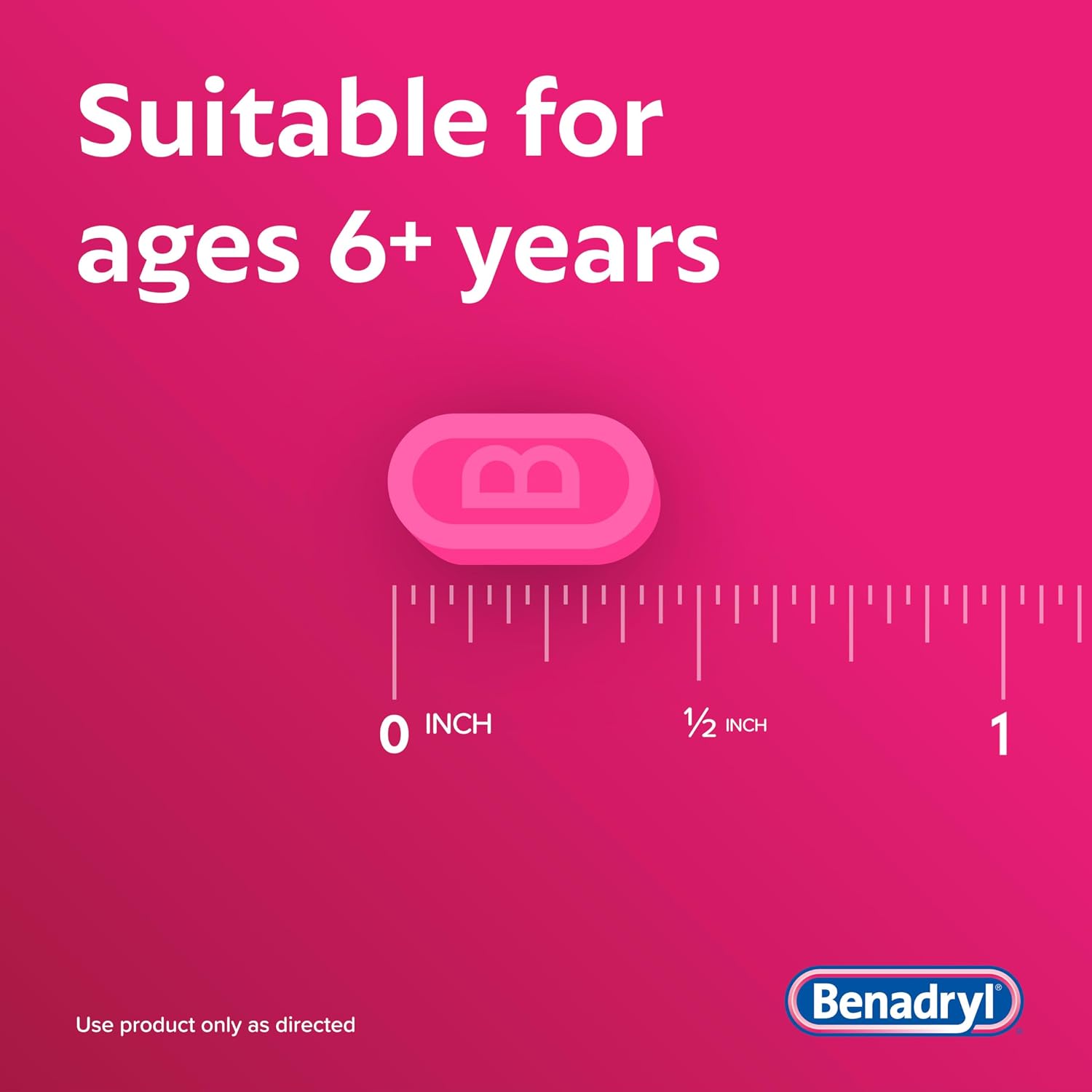 베나드릴 알레르기 릴리프 울트라탭 25mg 디펜히드라민 24정 | Benadryl Allergy Relief Ultratabs