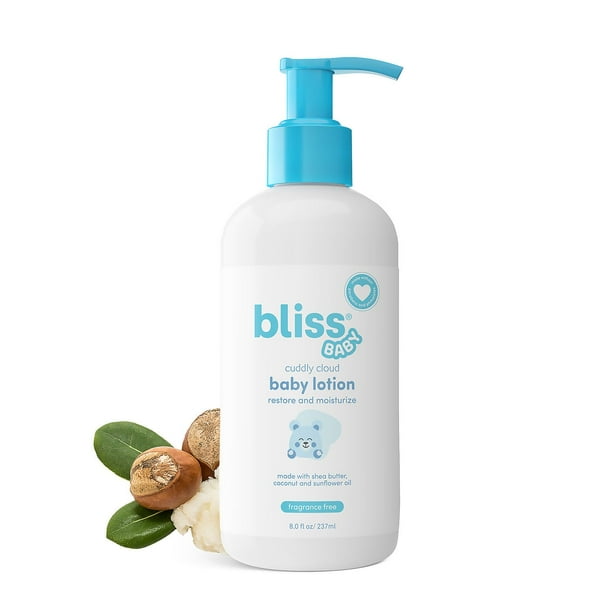 블리스(Bliss) 베이비 배스 번들 2-in-1 샴푸+바디워시 & 로션 8oz × 2 — 저자극 보습 케어