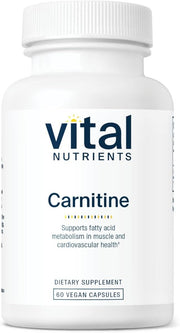 바이탈 뉴트리언스 카르니틴 500mg – 60캡슐 – 지방산 에너지 전환과 근육·신경 피로 보조