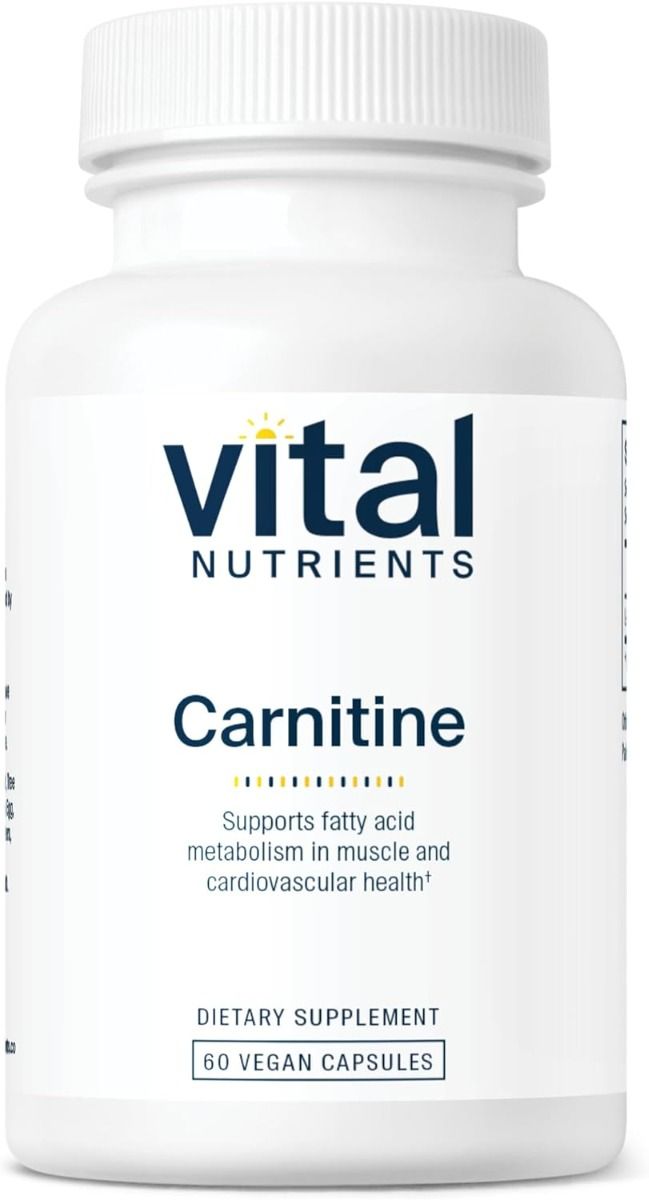 바이탈 뉴트리언스 카르니틴 500mg – 60캡슐 – 지방산 에너지 전환과 근육·신경 피로 보조