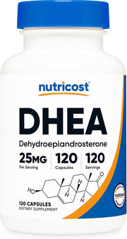 뉴트리코스트 DHEA 25mg 120캡슐·240캡슐 선택 – 데일리 저함량 디하이드로에피안드로스테론