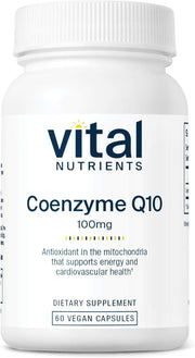 바이탈 뉴트리언스 코엔자임 Q10 100mg – 60캡슐 – 심장 근육 에너지 생성과 항산화 보호에 초점