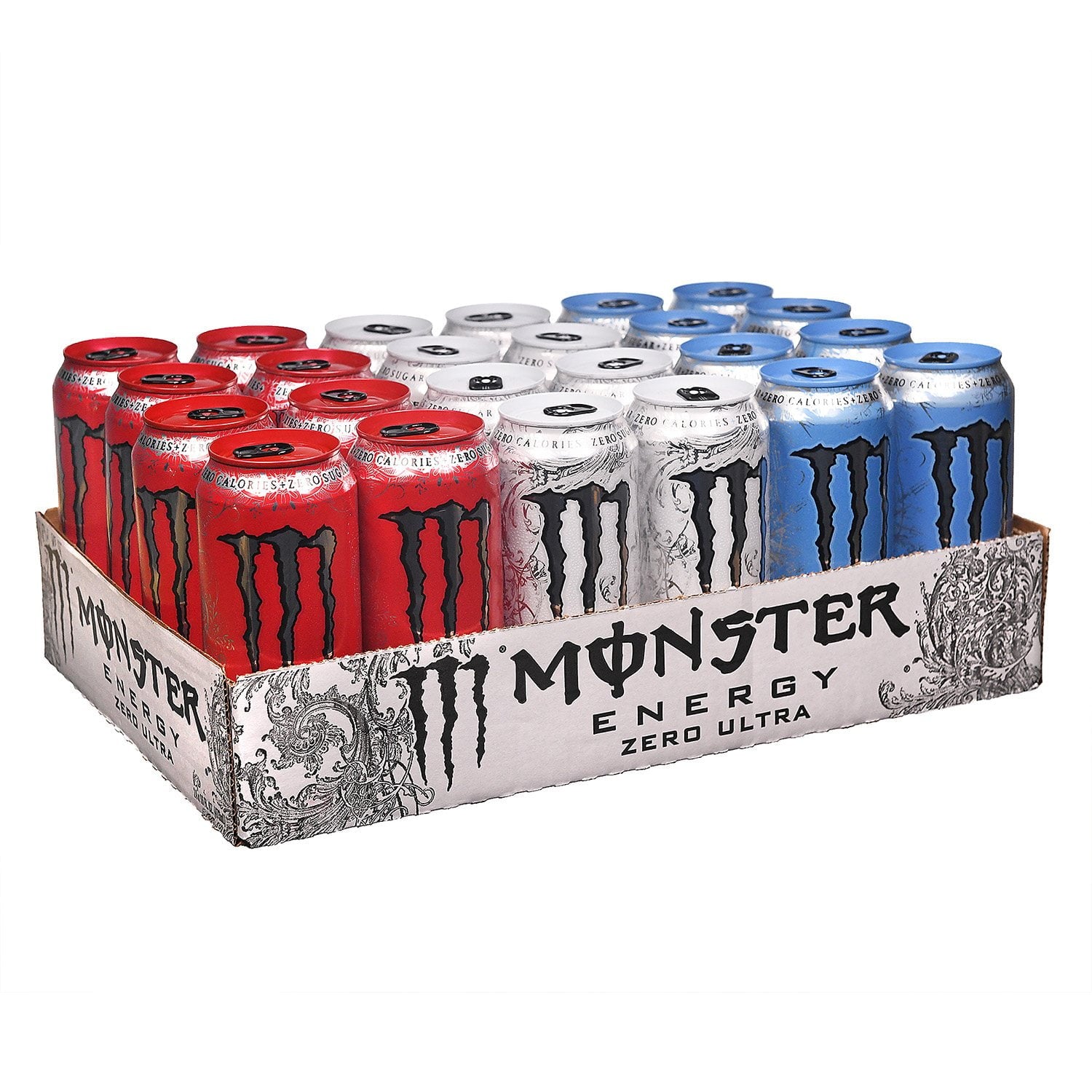 몬스터 에너지 울트라 버라이어티 팩 16 fl. oz × 24 – 무설탕 에너지 음료 모음