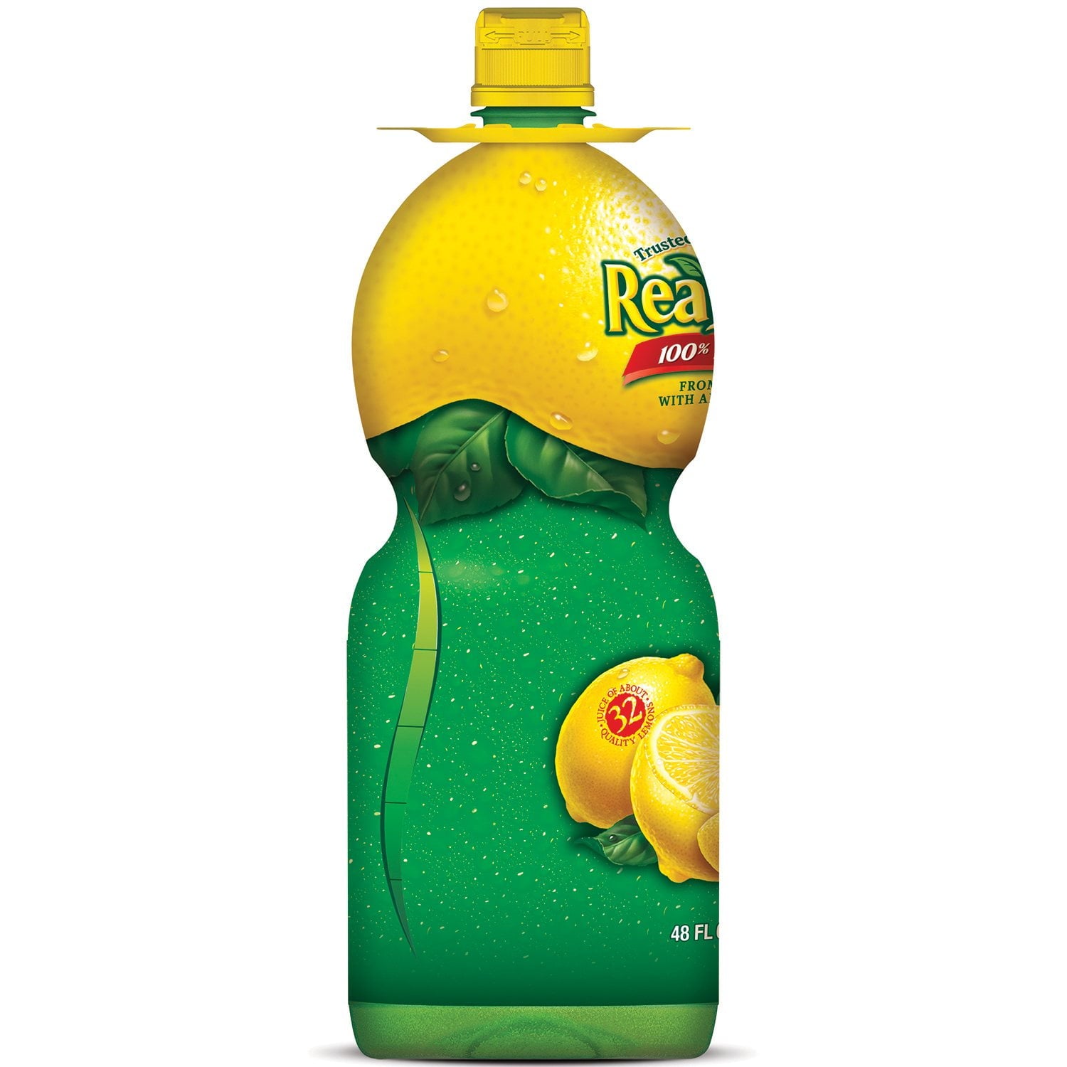 리얼레몬 100% 레몬 주스 48 fl. oz × 2 – 요리·음료 다용도