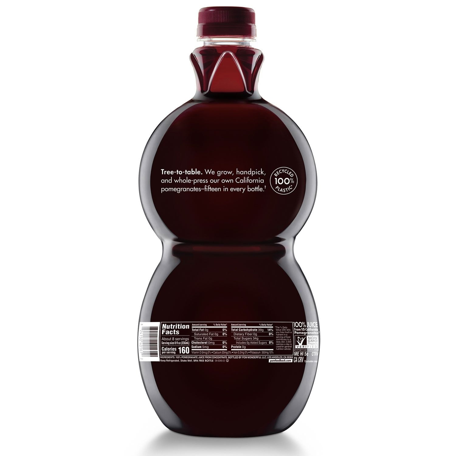 폼 원더풀 100% 석류 주스 60 fl. oz – 항산화 석류
