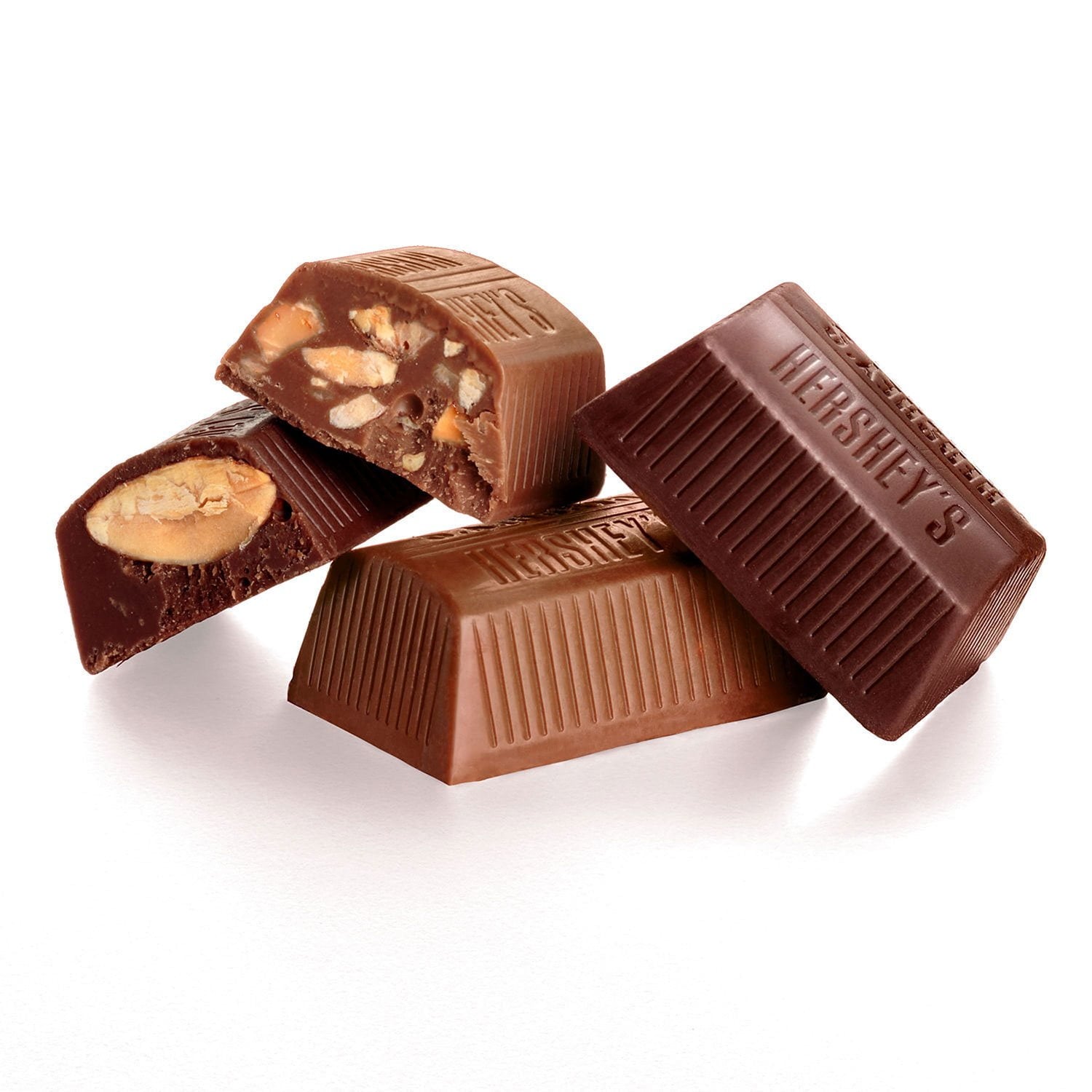 허쉬(HERSHEY'S) 너깃츠 어소티드 초콜릿 캔디 145개 — 아몬드·밀크·크림 믹스