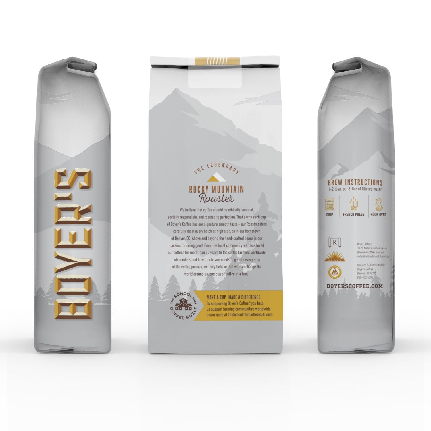보이어스 커피 라이트 로스트 헤이즐넛 홀빈 36 oz – 고소한 헤이즐넛 향의 라이트 로스트