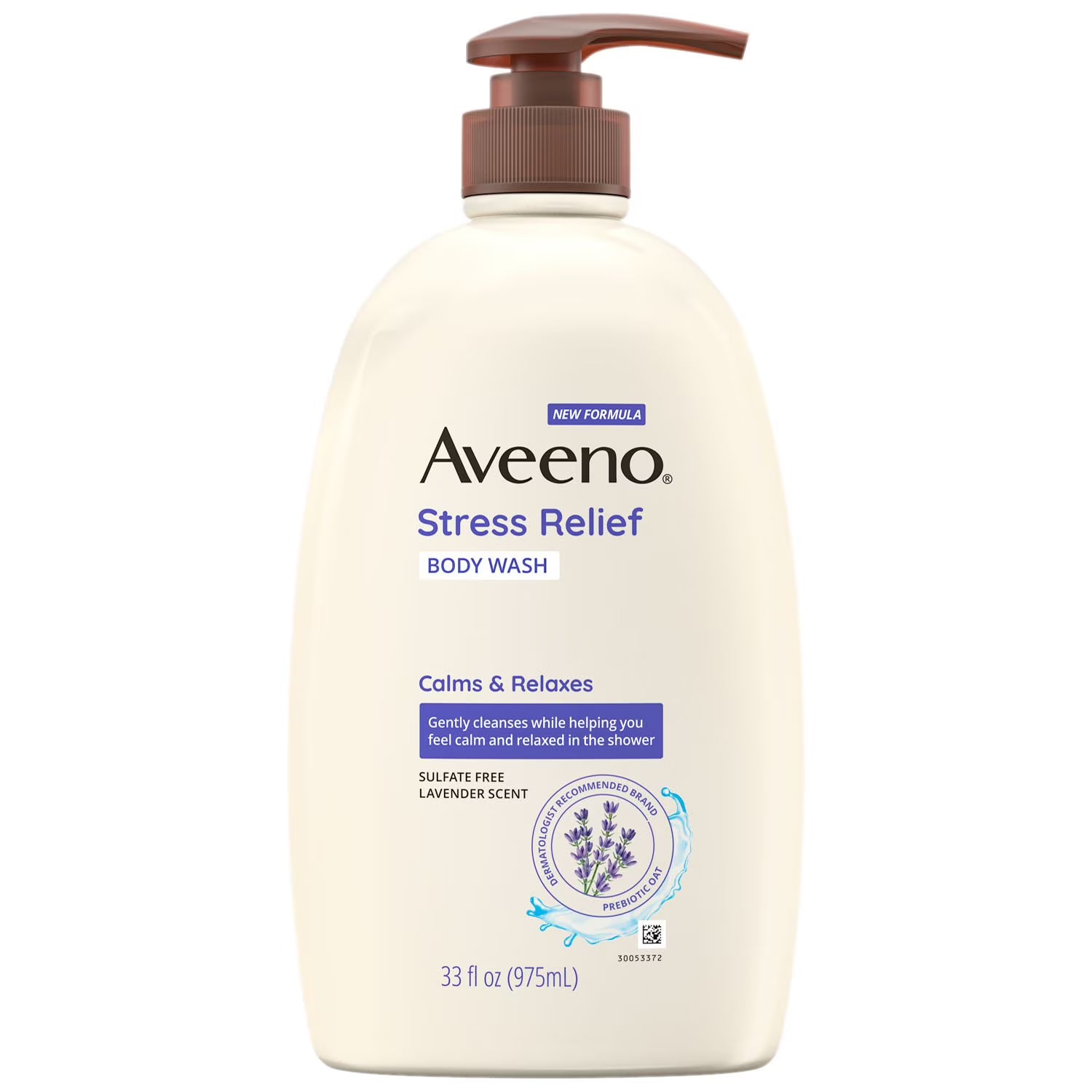 아비노 스트레스 릴리프 바디워시 33 fl. oz., 2 pk. – 은은한 향과 순한 세정감, 편안한 사용감이 특징인 데일리 바디워시