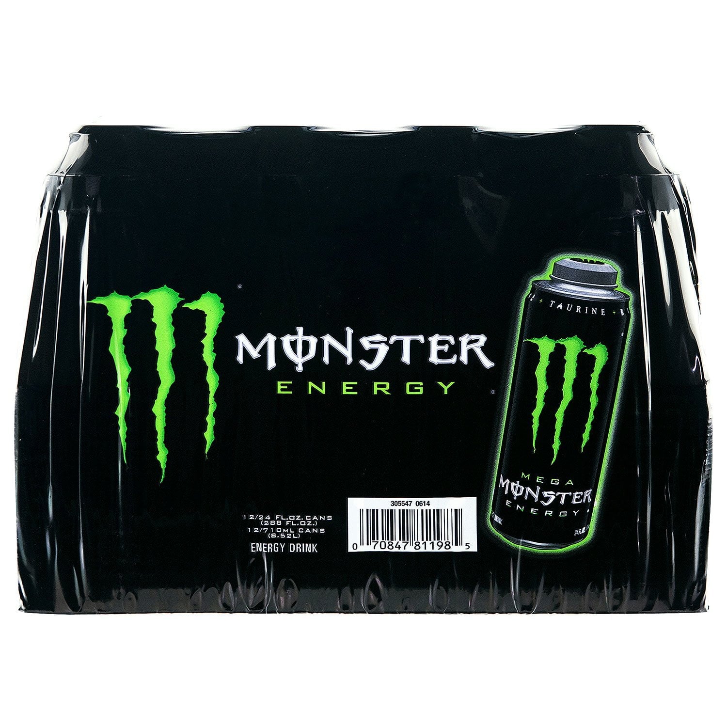 몬스터 에너지 메가 캔 오리지널 24 fl. oz × 12 – 초대형 에너지