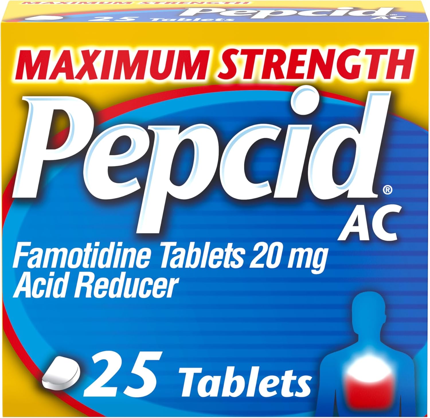 펩시드 AC 맥스 스트렝스 파모티딘 20mg 25정 Pepcid AC Maximum Strength