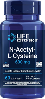 라이프 익스텐션 NAC 600mg 60캡슐 N-아세틸-L-시스테인