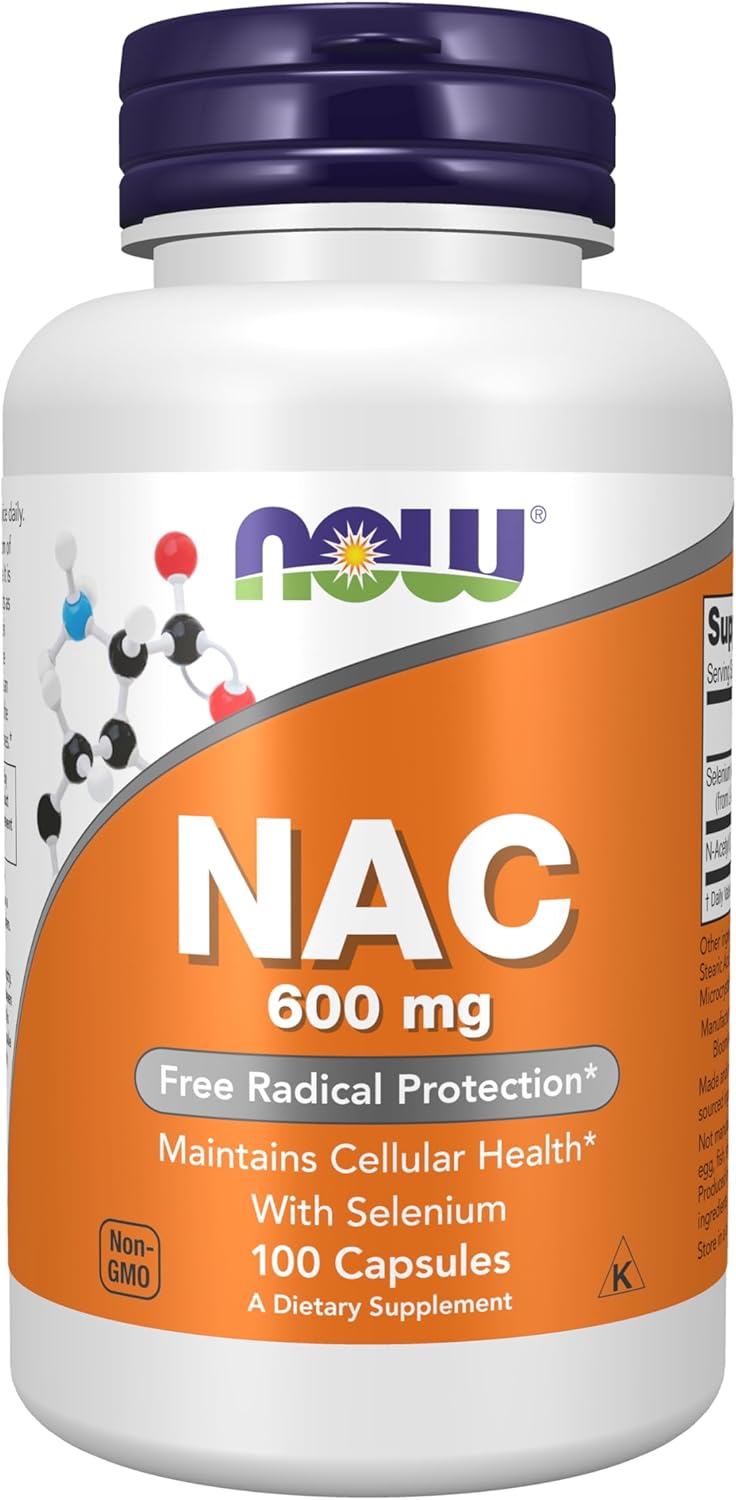 NOW NAC(N-아세틸 시스테인) 600mg + 셀레늄