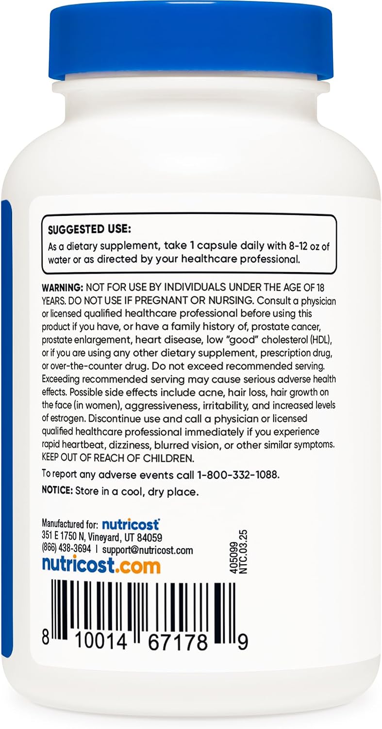 뉴트리코스트 DHEA 50mg 120캡슐·240캡슐 선택 – 중년 활력 및 호르몬 균형 관리