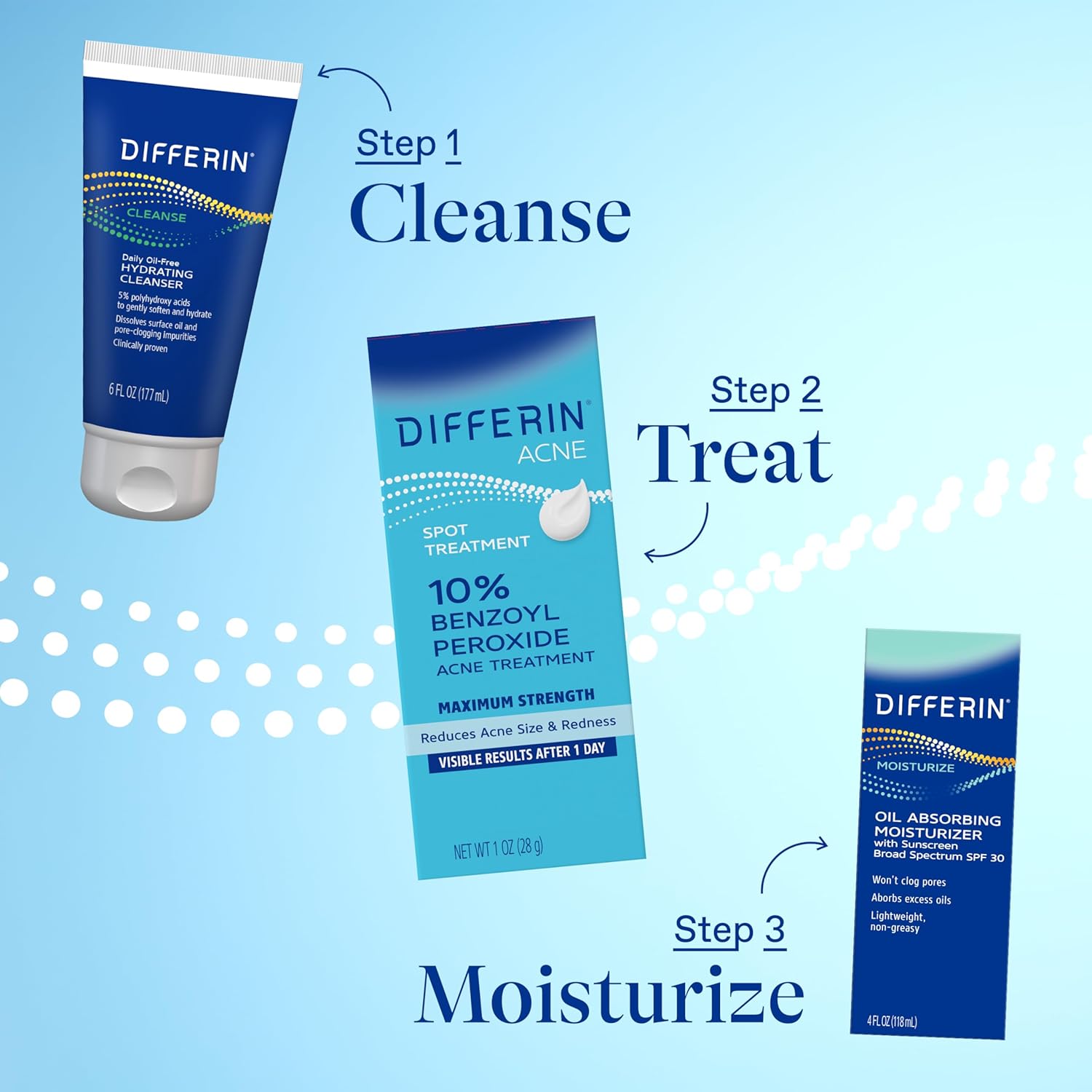 디페린 벤조일퍼옥사이드 10% 스팟 트리트먼트 1 oz – 빠르게 트러블을 완화하는 스팟 케어