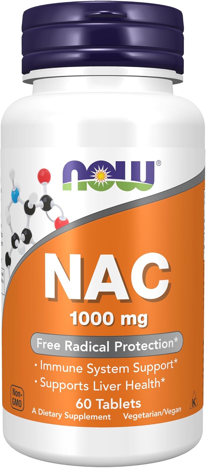 나우푸드 NAC 1,000mg – 고함량 N-아세틸 시스테인 · 글루타치온 항산화 관리