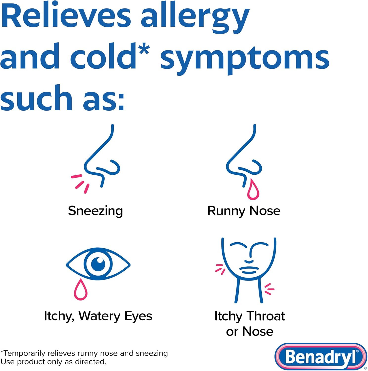 베나드릴 알레르기 릴리프 울트라탭 25mg 디펜히드라민 24정 | Benadryl Allergy Relief Ultratabs