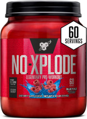 비에스엔 노익스플로드 프리 워크아웃 파우더 60 Servings – 운동 전 섭취용 파우더