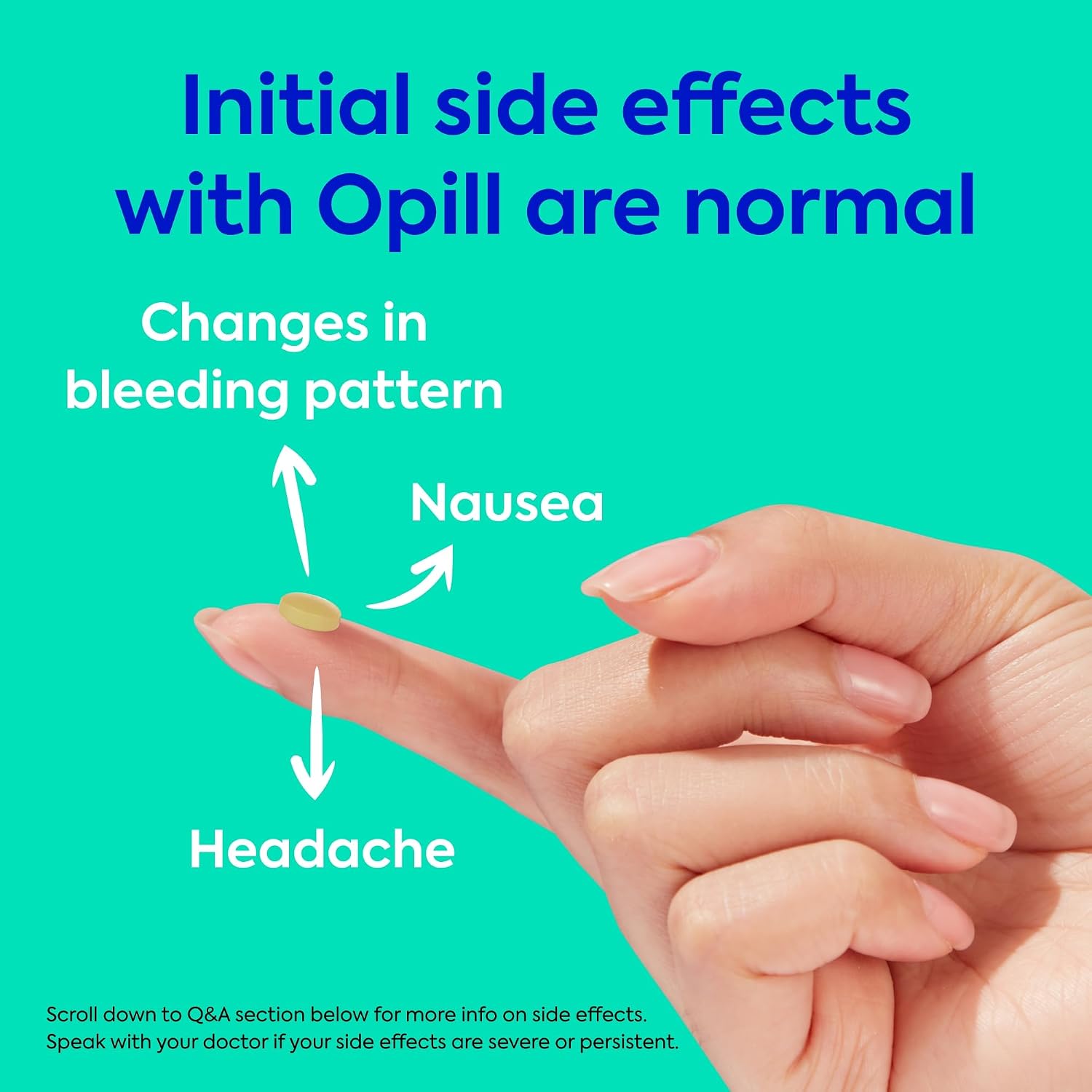 오필 Opill 데일리 경구피임약 28정 – 프로게스틴 단일 성분 OTC 피임약 Norgestrel 0.075mg