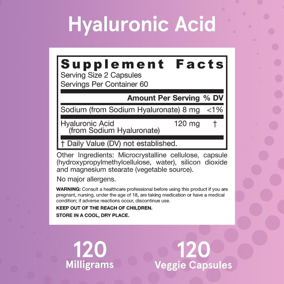 자로우 히알루론산 50mg – 120캡슐 – 관절 건조감이나 피부 보습이 신경 쓰이는 경우 선택되며, 히알루론산 보충