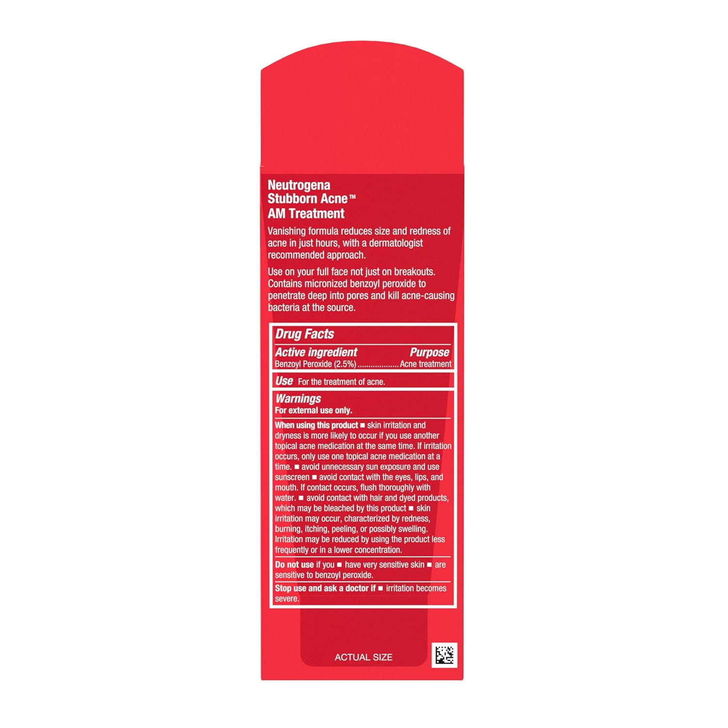 뉴트로지나 스텁번 여드름 AM 트리트먼트 2.5% BP, 2oz