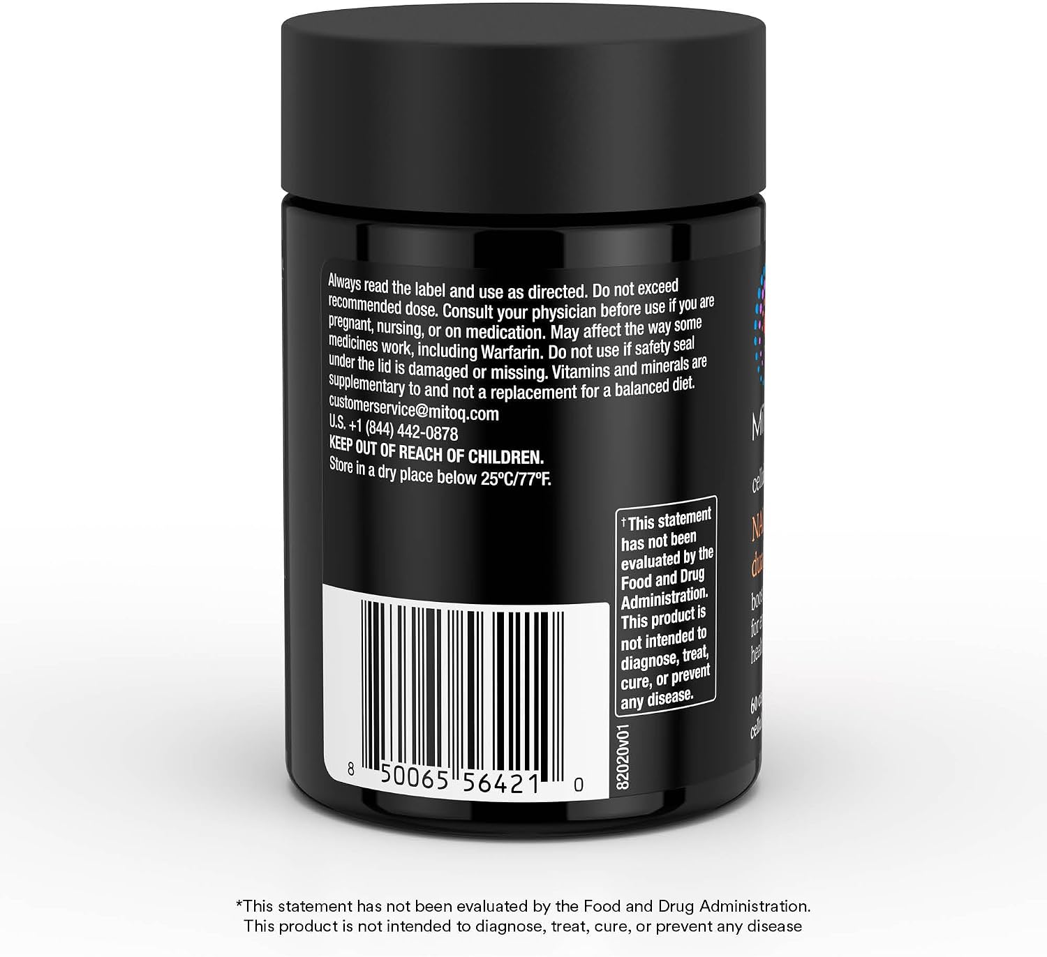 MitoQ NAD+ Dual Action 미토큐 NAD+ 60캡슐 – NR·레스베라트롤·PQQ