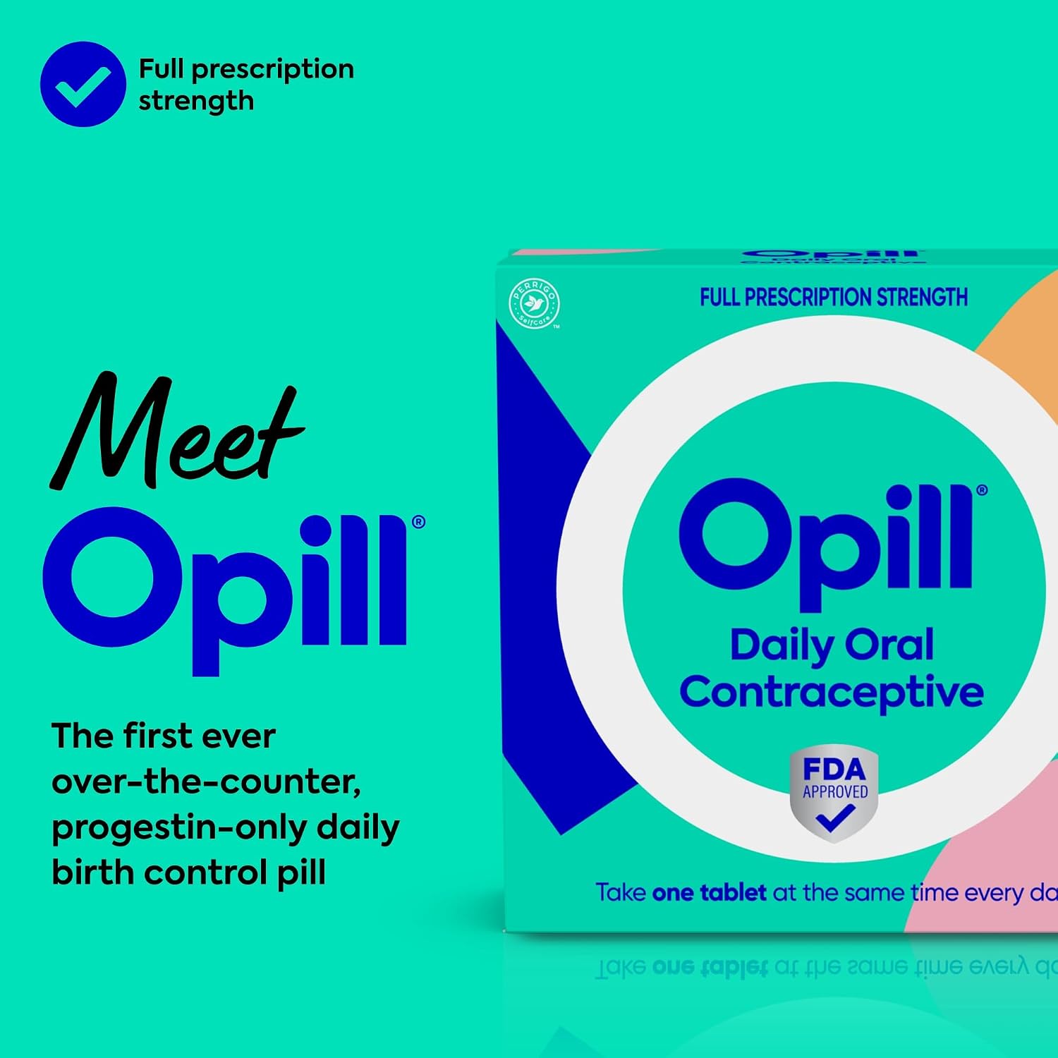 오필 Opill 데일리 경구피임약 28정 – 프로게스틴 단일 성분 OTC 피임약 Norgestrel 0.075mg