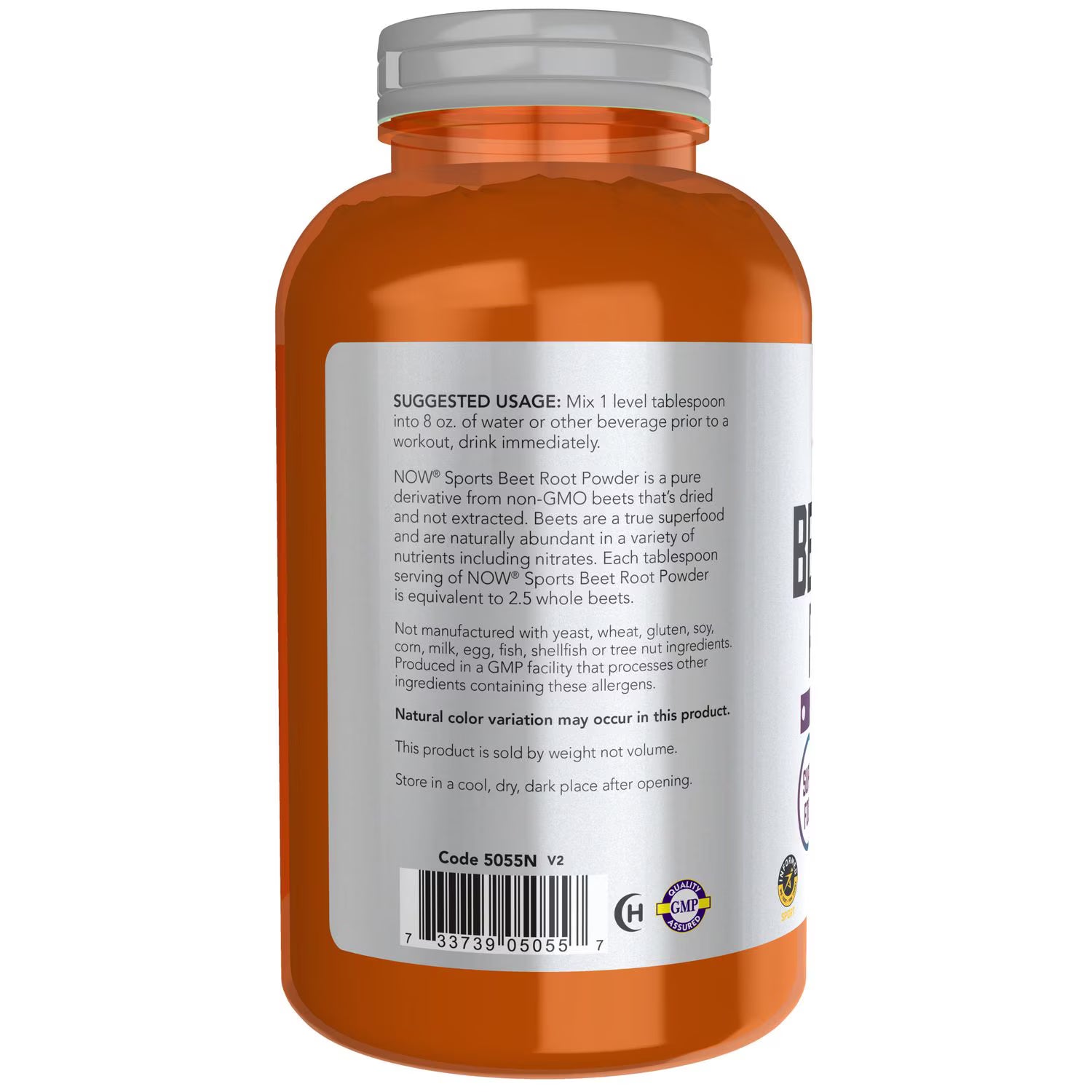 나우 스포츠 비트 루트 파우더 – 12oz – 질산염이 풍부한 비트 성분으로 혈류 개선과 운동 퍼포먼스 보조