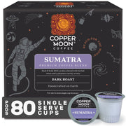 카퍼문 수마트라 다크 로스트 커피 캡슐 80 ct – 묵직하고 깊은 풍미
